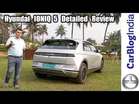 Hyundai IONIQ 5 Detailed Hindi Review- Exterior, Interior, Space, Features, Handling & Performance