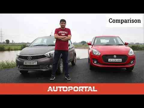 Tata Tiago Vs Maruti Suzuki Swift Comparison Review - Auto Portal