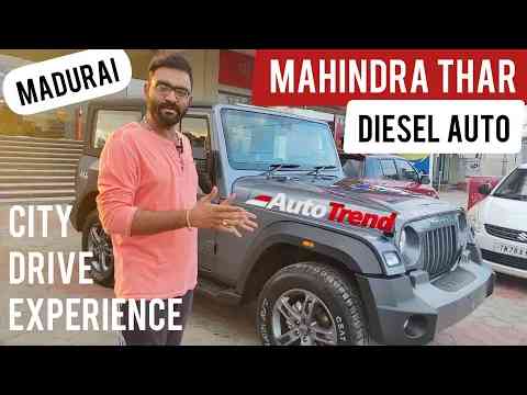 Mahindra Thar Diesel Automatic City Drive Review