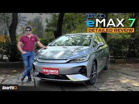 BYD eMAX 7 Drive Review | 6&7 seater EV | Innova Crysta or this? | GearFliQ