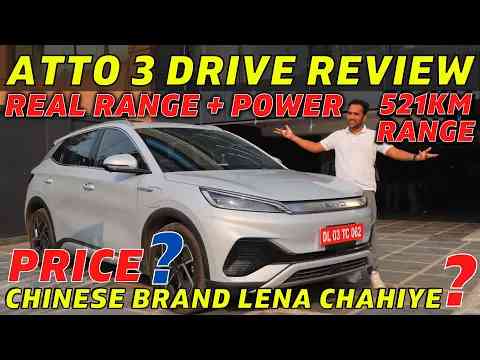 BYD Atto 3 DRIVE Review | 521km Range + ADAS L2 | Chinese Brand ka Sach ? Electric SUV 2022